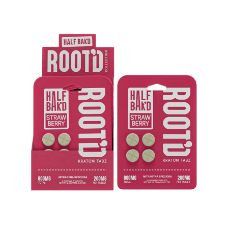 Half Bak'd ROOT'D Kratom Tablets 4CT