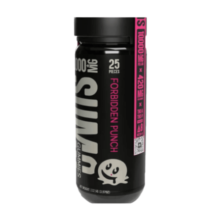 Half Bak'd Sumo Blend THC-A THC-P Delta-8 10,000MG Gummies -25 Count