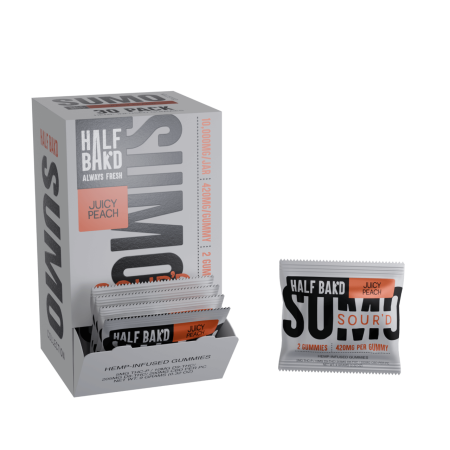 Half Bak'd Sumo Sour'D Blend Infused Gummies - 30COUNT