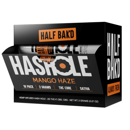 Half Bak'd THC Core Hash Hole Pre rolls 2G -1COUNT