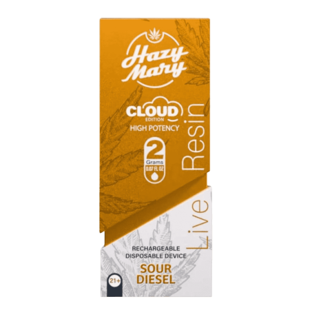 Hazy Mary Cloud Edition Live Resin Disposable 2G