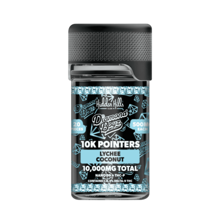 Hidden Hills Club x Diamond Boyz 10K Pointers D9 THCP Gummies 10000MG