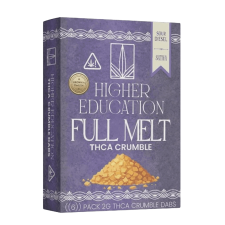 Higher Education Full Melt THCA Crumble 2G Dabs - 1PK