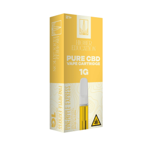 Higher Education Pure CBD Cartridge 1G at Puffezee