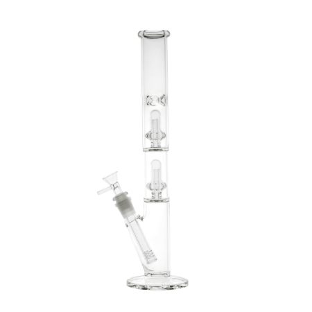 Hillside Water Pipe Double Perc Straight