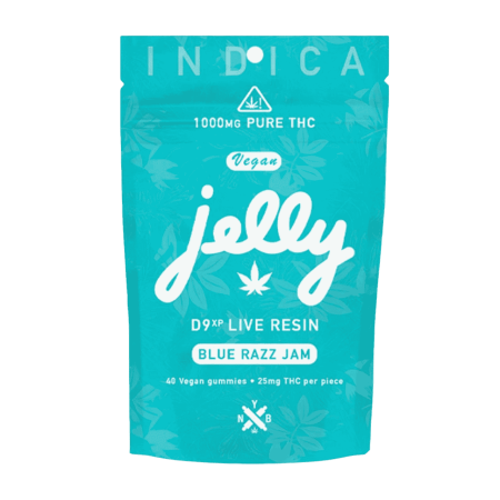 Jelly D9xp THC Live Resin Vegan Gummies 1000MG