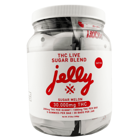Jelly THC Live Sugar Blend Gummies 30000MG - 30Count