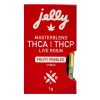 Jelly THCATHCP Live Rosin Master Blend Cartridge 1G Fruity Pebbles Hybrid – Puffezee