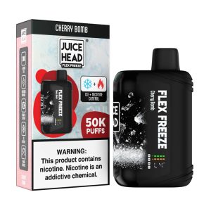 Juice Head Flex Freeze 50K Puff Disposable Cherry Bomb – Puffezee