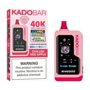 Kado Bar NI40K Puff Disposable Chilled Red Apple – Puffezee