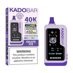 Kado Bar NI40K Puff Disposable Grape Ice – Puffezee