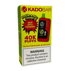 Kado Bar NI40K Puff Disposable Sour Apple Cranberry – Puffezee