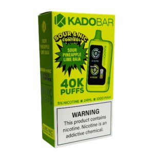 Kado Bar NI40K Puff Disposable Sour Pineapple Lime Baja – Puffezee