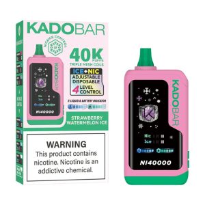 Kado Bar NI40K Puff Disposable Strawberry Watermelon Ice – Puffezee