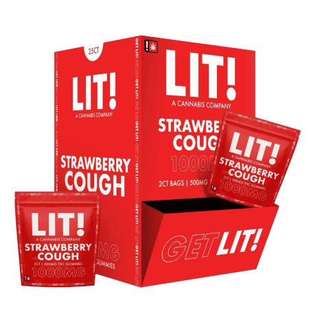 LIT THC Gummies 1000MG 25CT