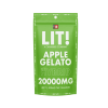 LIT THC Gummies 20,000MG - 1PK - 40CT at Puffezee