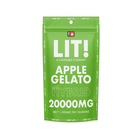 LIT THC Gummies 20,000MG - 1PK - 40CT