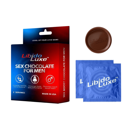 Libido Luxe Sex Chocolate For Men - 2CT