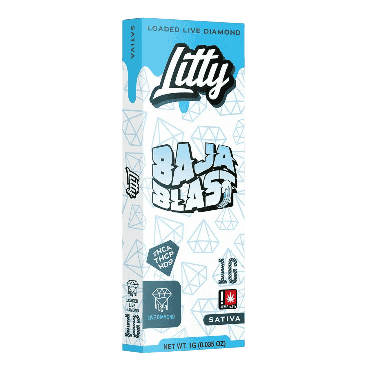 Litty Live Diamond THCA THCP HD9 Disposables 1G