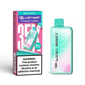 Lost Mary MT 35000 Puff Turbo Disposable Black Mint Plus – Puffezee