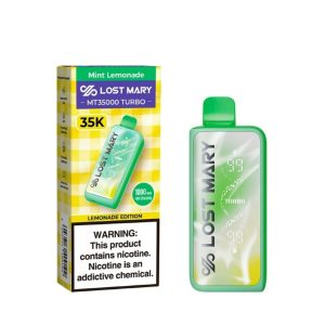 Lost Mary MT 35000 Puff Turbo Disposable Mint Lemonade – Puffezee