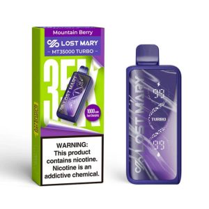 Lost Mary MT 35000 Puff Turbo Disposable Mountain Berry – Puffezee