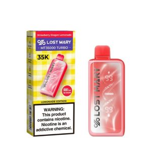 Lost Mary MT 35000 Puff Turbo Disposable Strawberry Dragon Lemonade – Puffezee