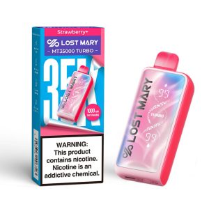 Lost Mary MT 35000 Puff Turbo Disposable Strawberry Plus – Puffezee