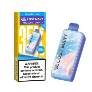 Lost Mary MT Turbo Disposable 35000 Puff Blue Razz Ice – Puffezee