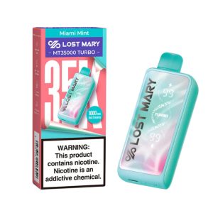 Lost Mary MT Turbo Disposable 35000 Puff Miami Mint – Puffezee