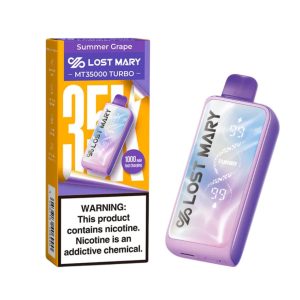 Lost Mary MT Turbo Disposable 35000 Puff Summer Grape – Puffezee