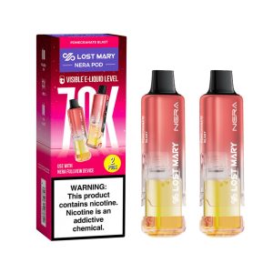 Lost Mary Nera Fullview Kit 70K Puff Replacement Pod Cartridge 2PK Pomegranate Blast – Puffezee