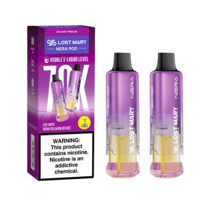 Lost Mary Nera Fullview Kit 70K Puff Replacement Pod Cartridge 2PK Rocket Freeze – Puffezee