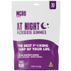 MCRO Microdose Gummies At Night 50MG - Black Raspberry at Puffezee
