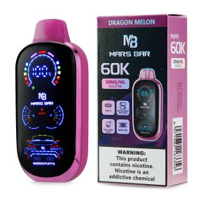 Mars Bar 60K Puff Disposable Dragon Melon – Puffezee
