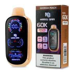 Mars Bar 60K Puff Disposable Georgia Peach – Puffezee