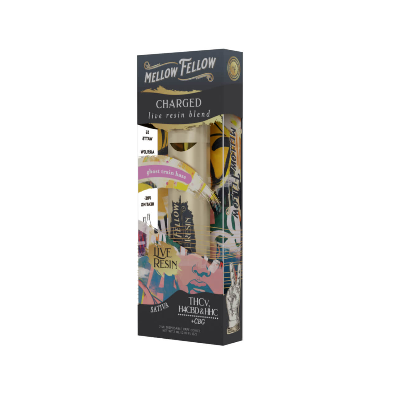 Mellow Fellow Live Resin Blend Disposable - 2ML - Image 4