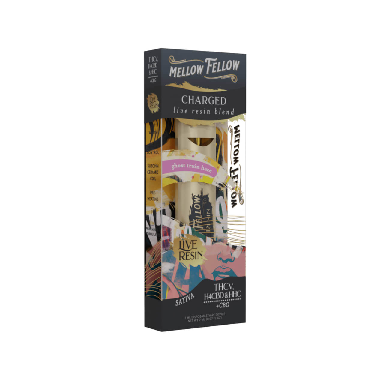 Mellow Fellow Live Resin Blend Disposable - 2ML - Image 3