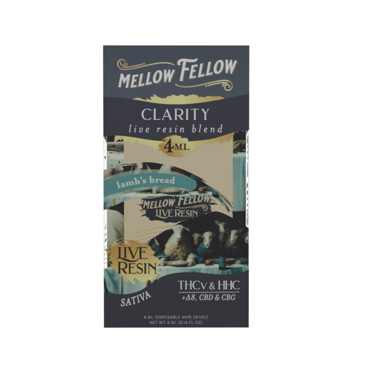 Mellow Fellow Live Resin Blend Disposable - 4ML - Image 2