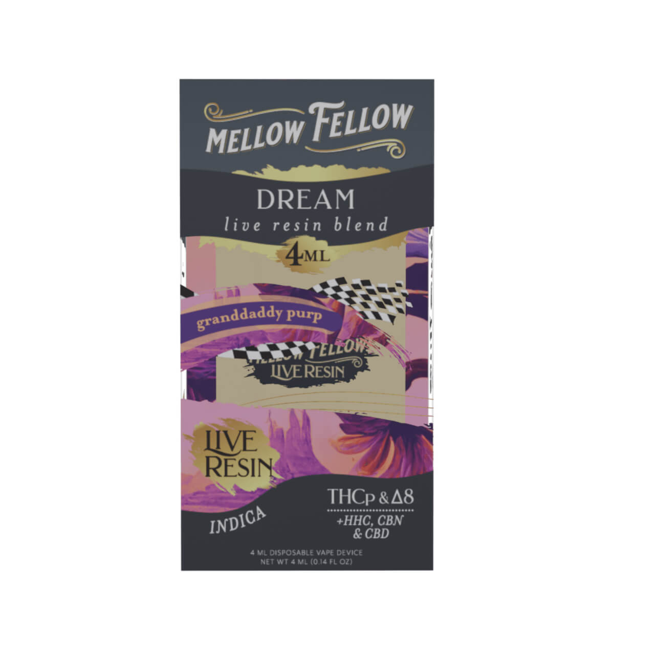 Mellow Fellow Live Resin Blend Disposable - 4ML - Image 8