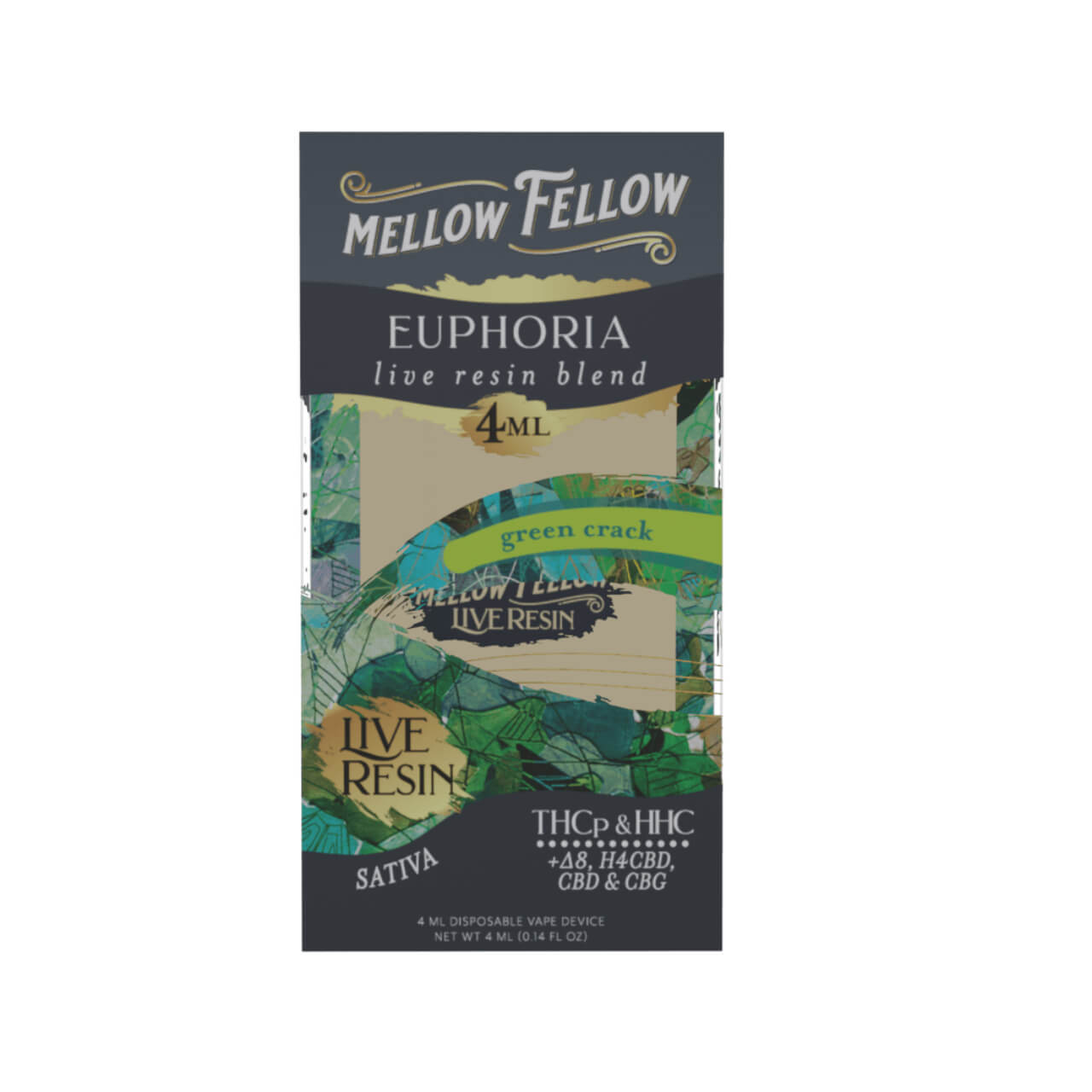 Mellow Fellow Live Resin Blend Disposable - 4ML - Image 9
