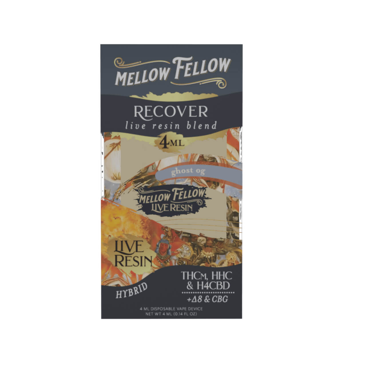 Mellow Fellow Live Resin Blend Disposable - 4ML - Image 13