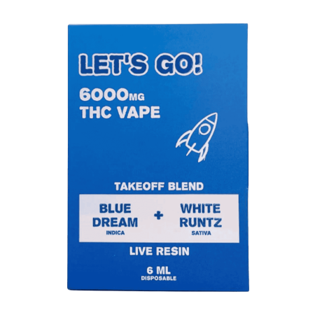 NYB Lets Go Takeoff Blend Live Resin Disposable 6ML