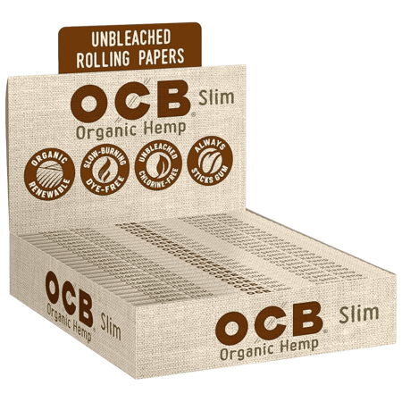 OCB Rolling Papers 24PK - Slim Organic Hemp