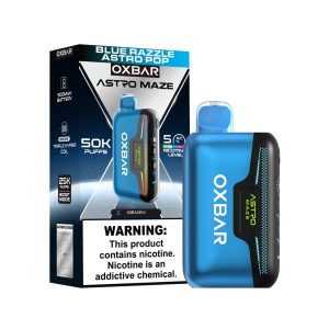 OXBAR Astro Maze 50K Puff Disposable Blue Razzle Astro Pop – Puffezee