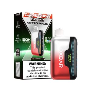 OXBAR Astro Maze 50K Puff Disposable Cane Mint – Puffezee