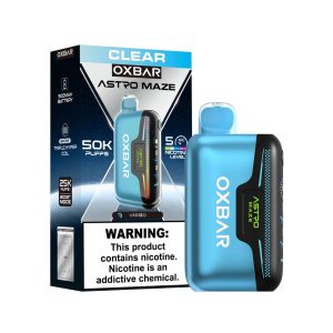 OXBAR Astro Maze 50K Puff Disposable Clear – Puffezee