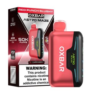OXBAR Astro Maze 50K Puff Disposable Red Punch Slushy – Puffezee