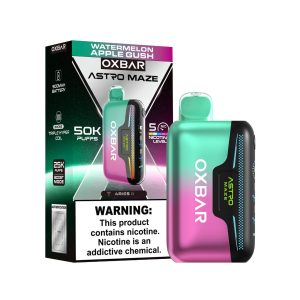 OXBAR Astro Maze 50K Puff Disposable Watermelon Apple Gush – Puffezee