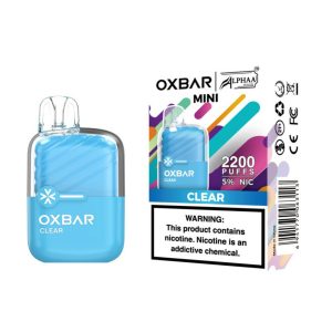 OXBAR x Alphaa Wave Mini 2200 Puff Disposable Clear – Puffezee